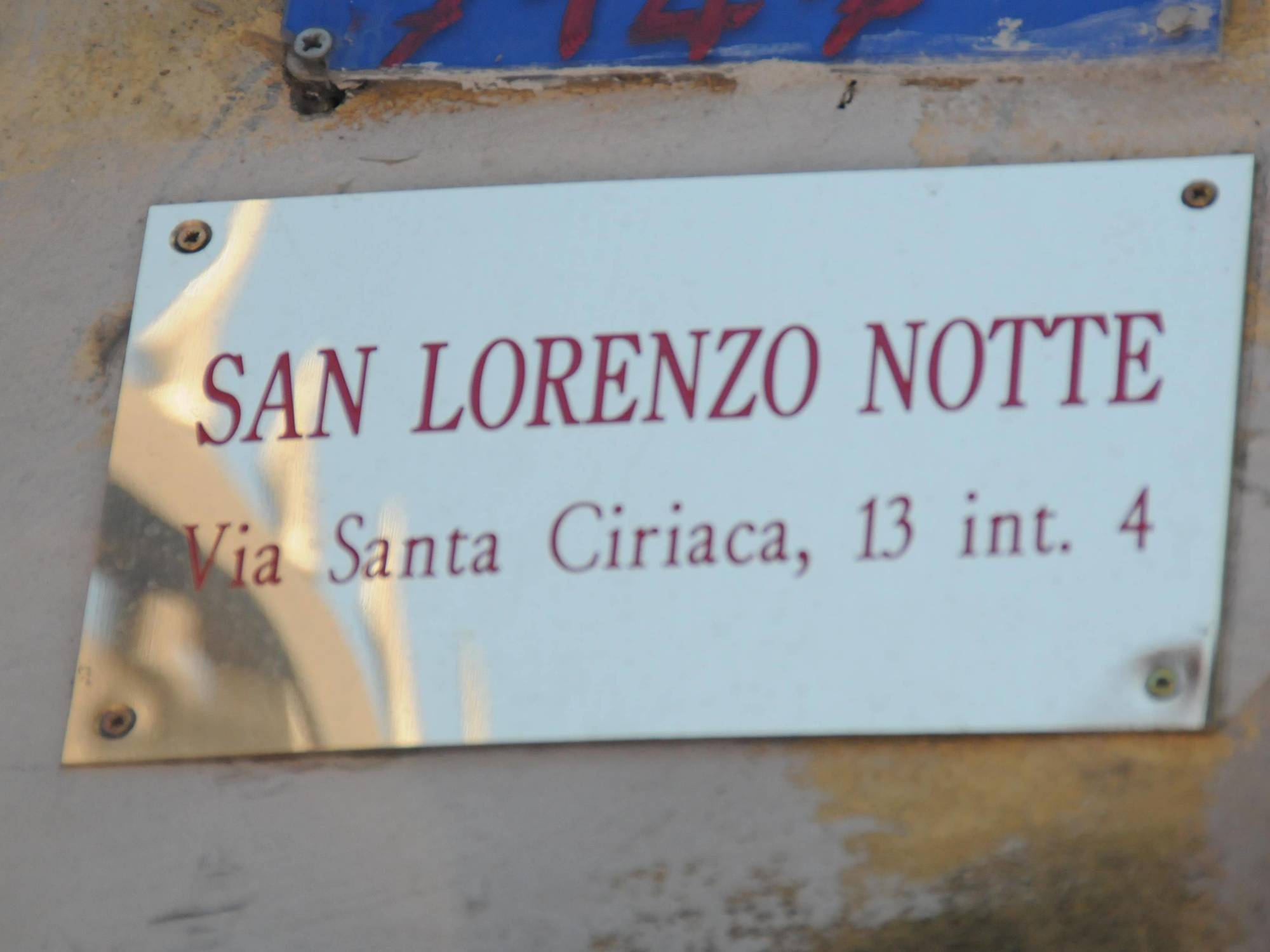 San Lorenzo Notte Rzym Zewnętrze zdjęcie